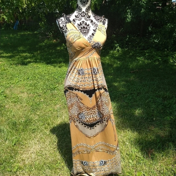 Exquisite Maxi Dress EUC 💛 - Picture 1 of 9